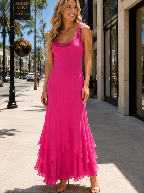 escada pink dress ESCADA Size 34 Pink Dress